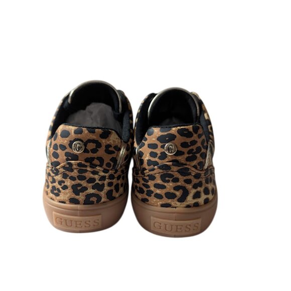 Guess Womens Leopard Print Lace-Up Low-Top Round Toe Sneakers Size 7 New w/o Box - Picture 4 of 10